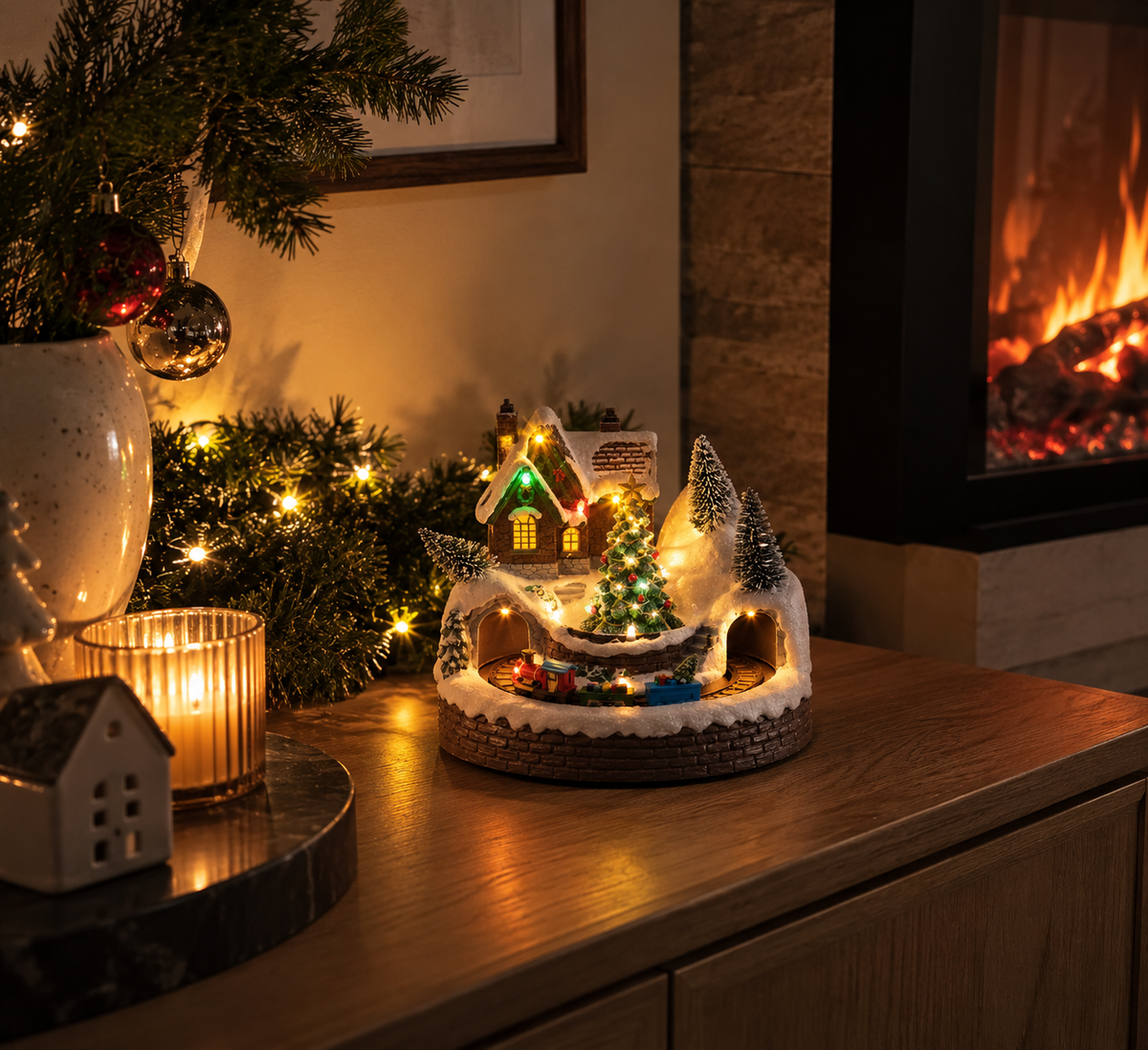 Christmas Village Train