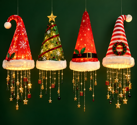 Christmas Hat Chandelier