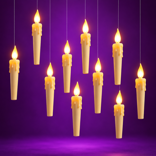 Floating LED Candles – Magical Halloween Decoration