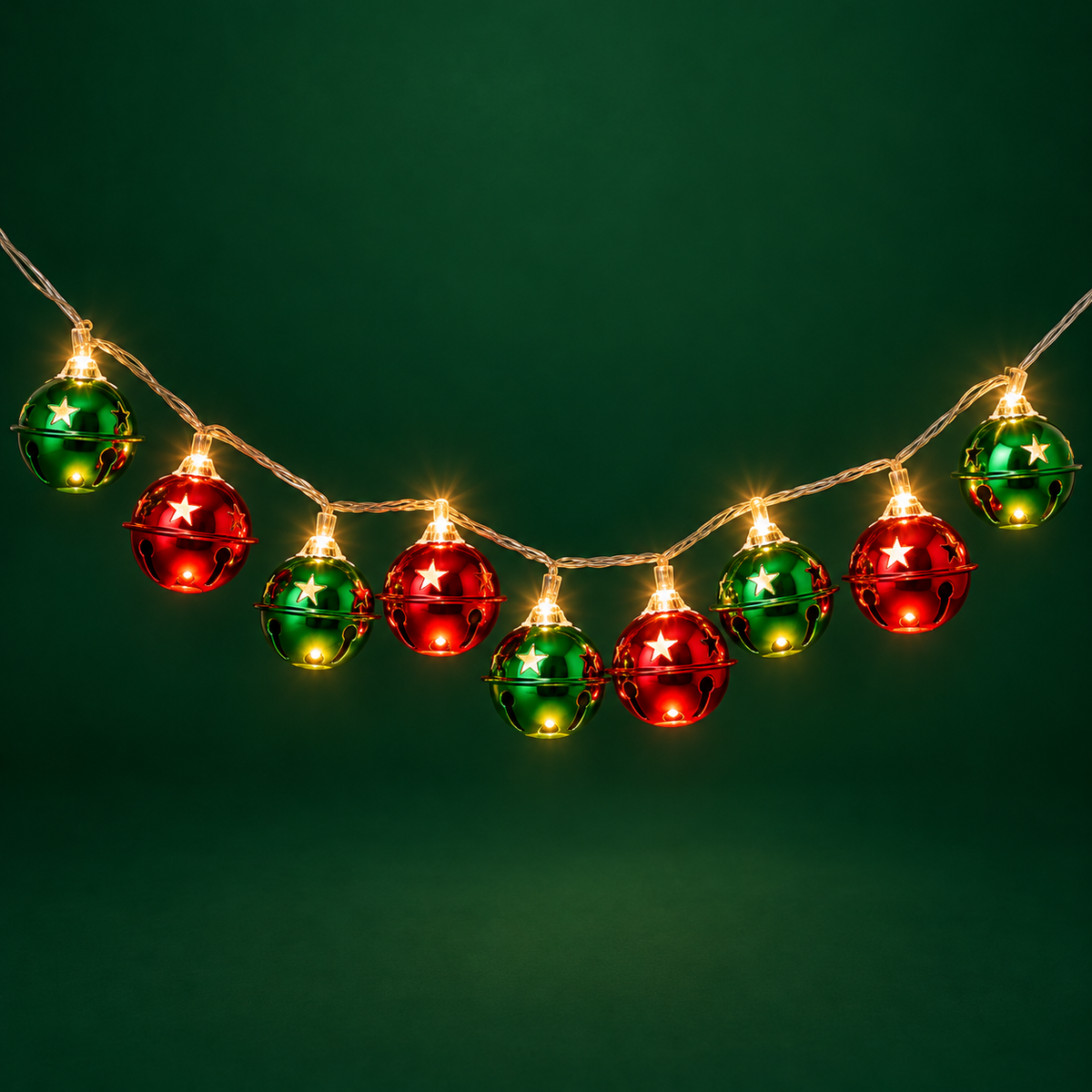 Christmas Bell String Lights